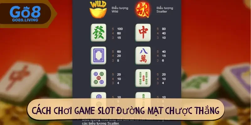 Cách chơi game slot Đường mạt chược thắng